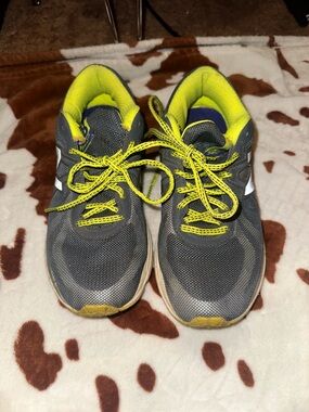 New Balance Gray and Yellow Women's Sneakers